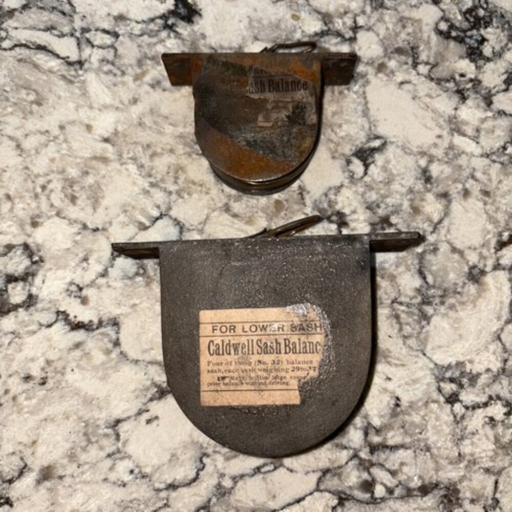 Antique Caldwell Sash Balances From Late 1800’s